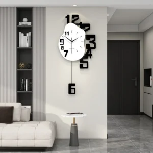 Acrylic Geometric Clock