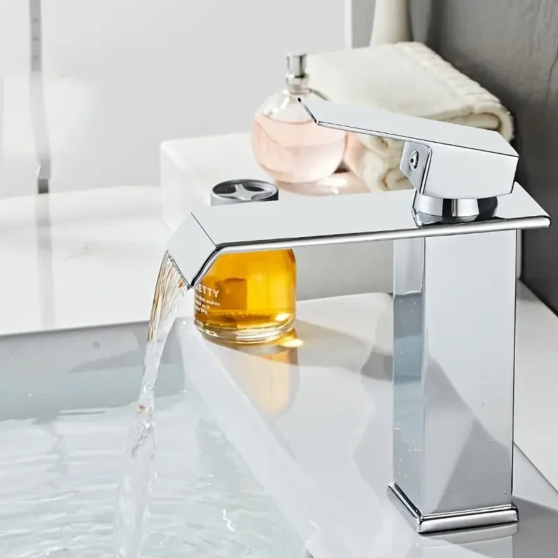 Chrome Waterfall Faucet - Image 3