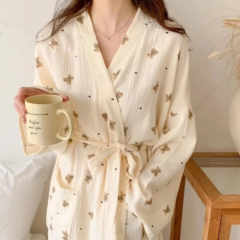Bear Print Robe - Image 4