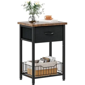 Fabric Drawer Nightstand