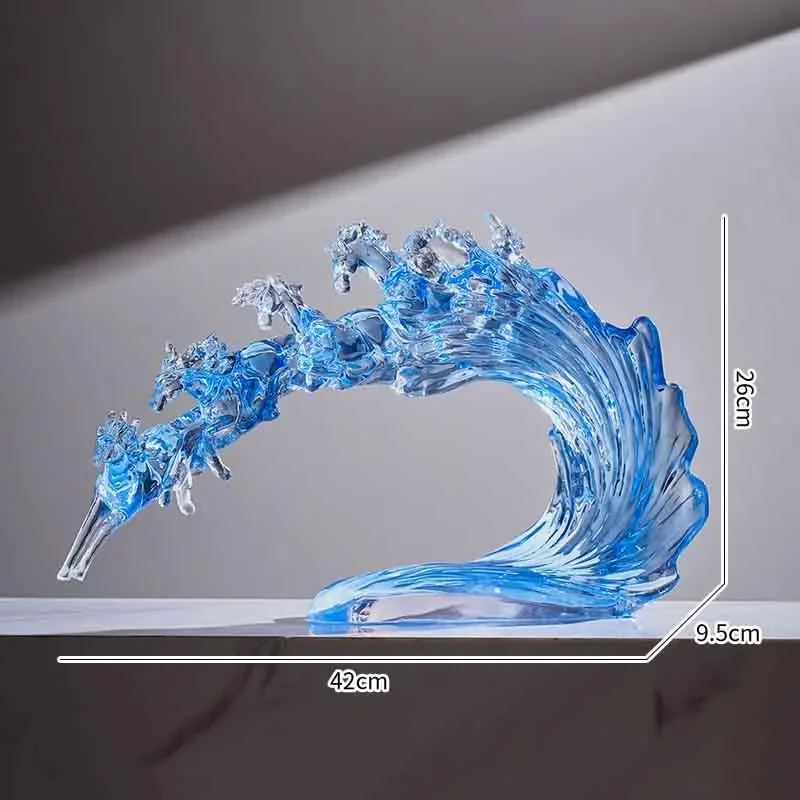 Transparent Horse Sculpture - Image 7