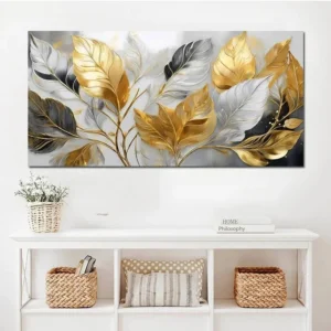 Golden Leaf Canvas