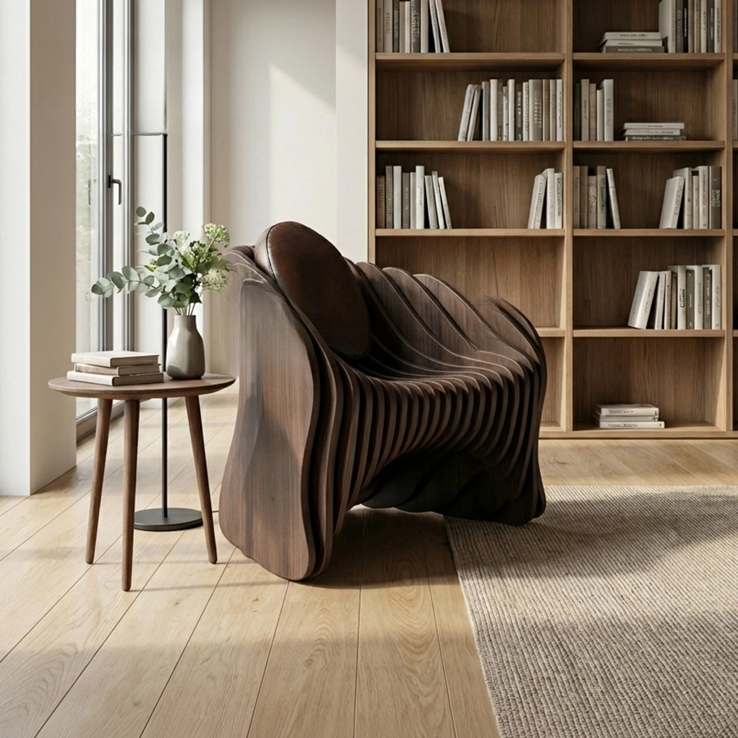 Wood Slice Stool - Image 2