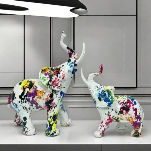 Graffiti Elephant Statue