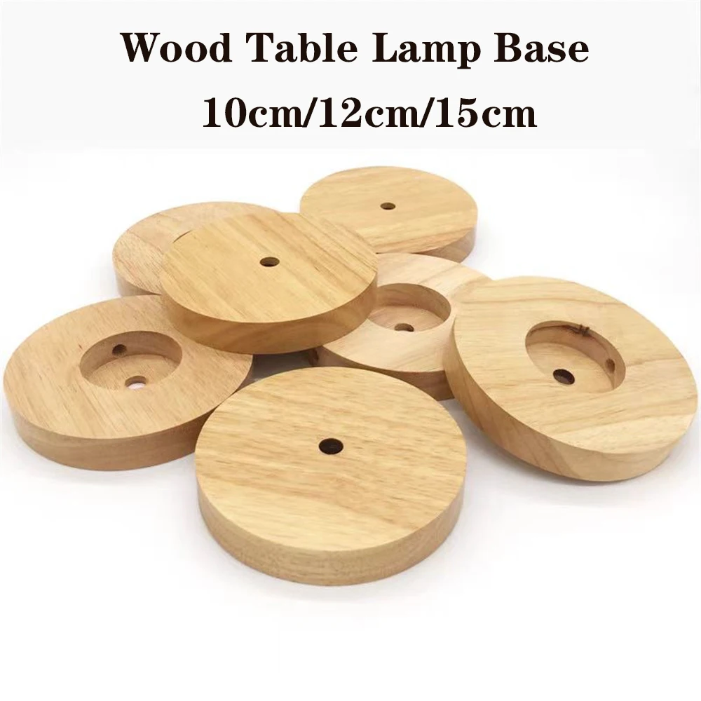 Wood Lamp Base