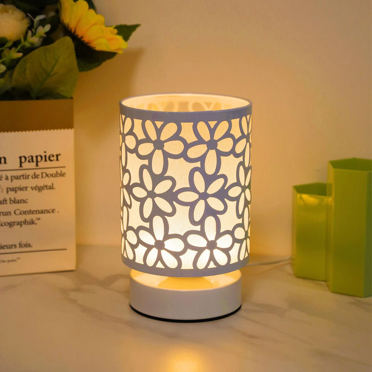 Floral Metal Lamp - Image 7