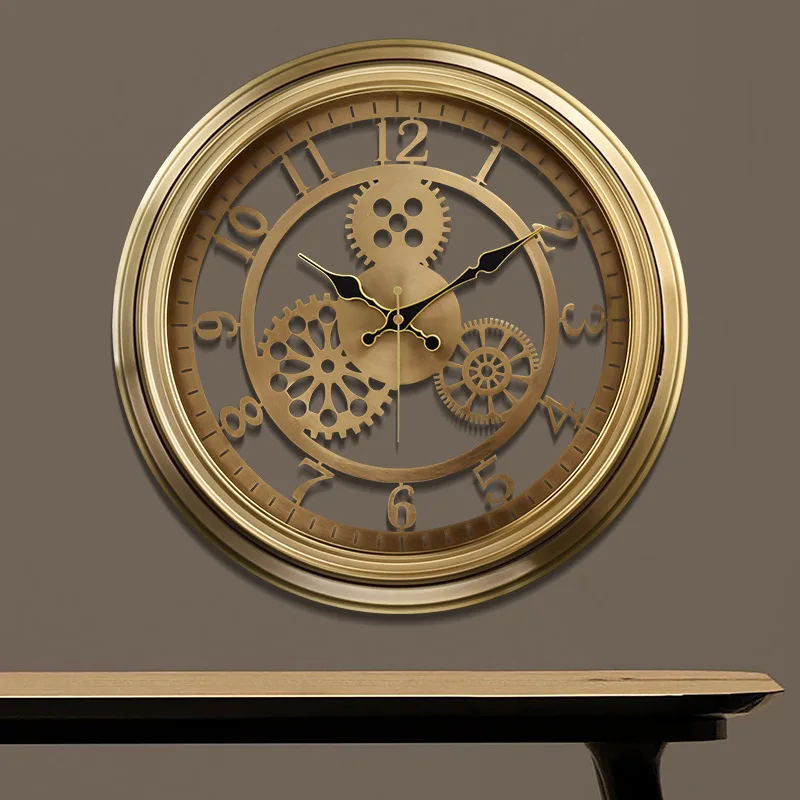Round Metal Clock - Image 2