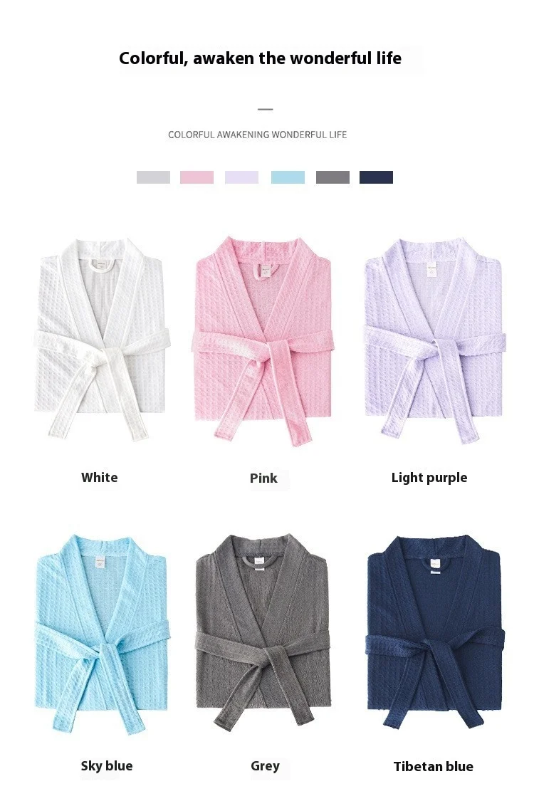 Waffle Sauna Robe - Image 22