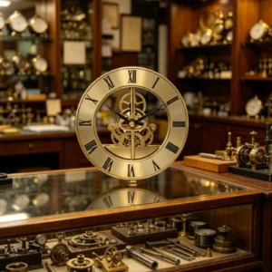 Exposed Gear Clock