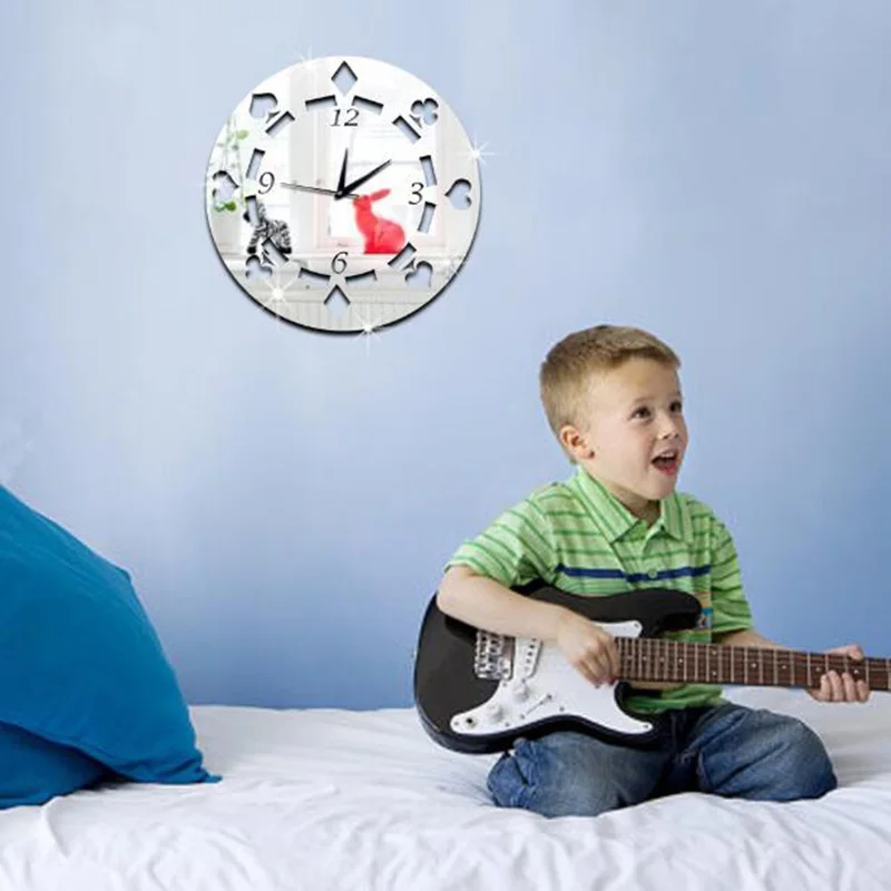 Mirror Wall Clock - Image 5