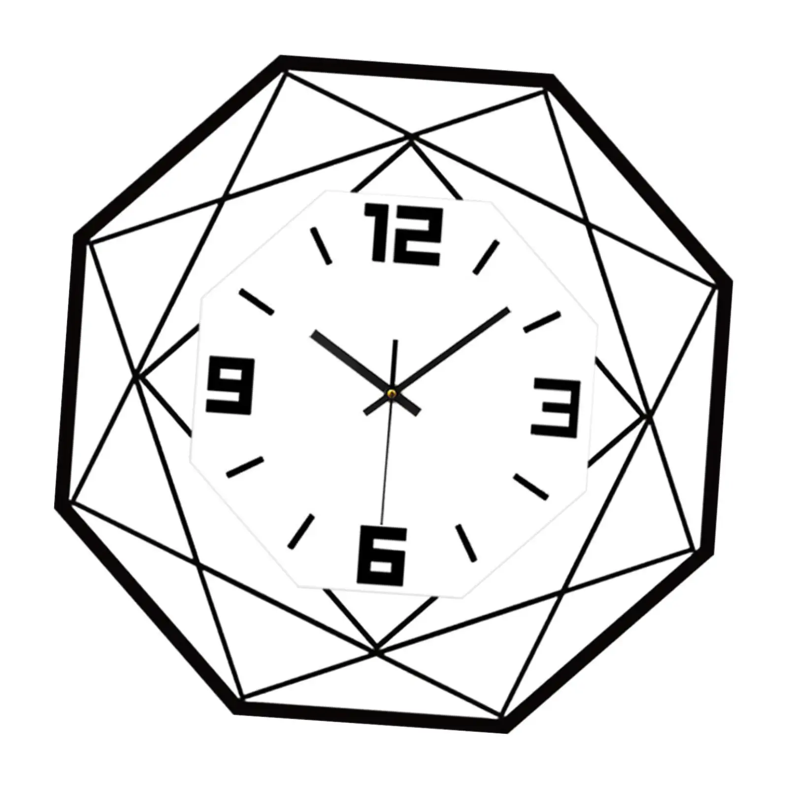 Geometric Wall Clock - Image 3