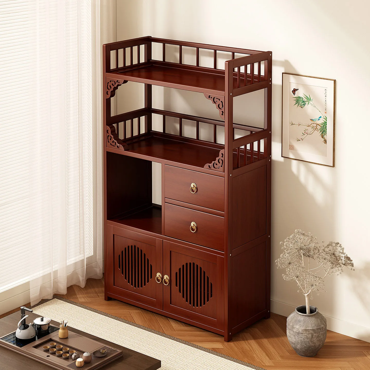 Bamboo Storage Cabinet