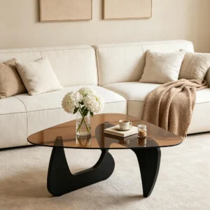 Triangle Glass Table