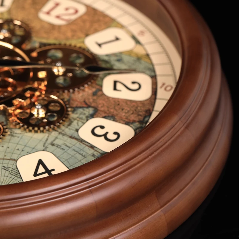 Retro Wood Clock - Image 4