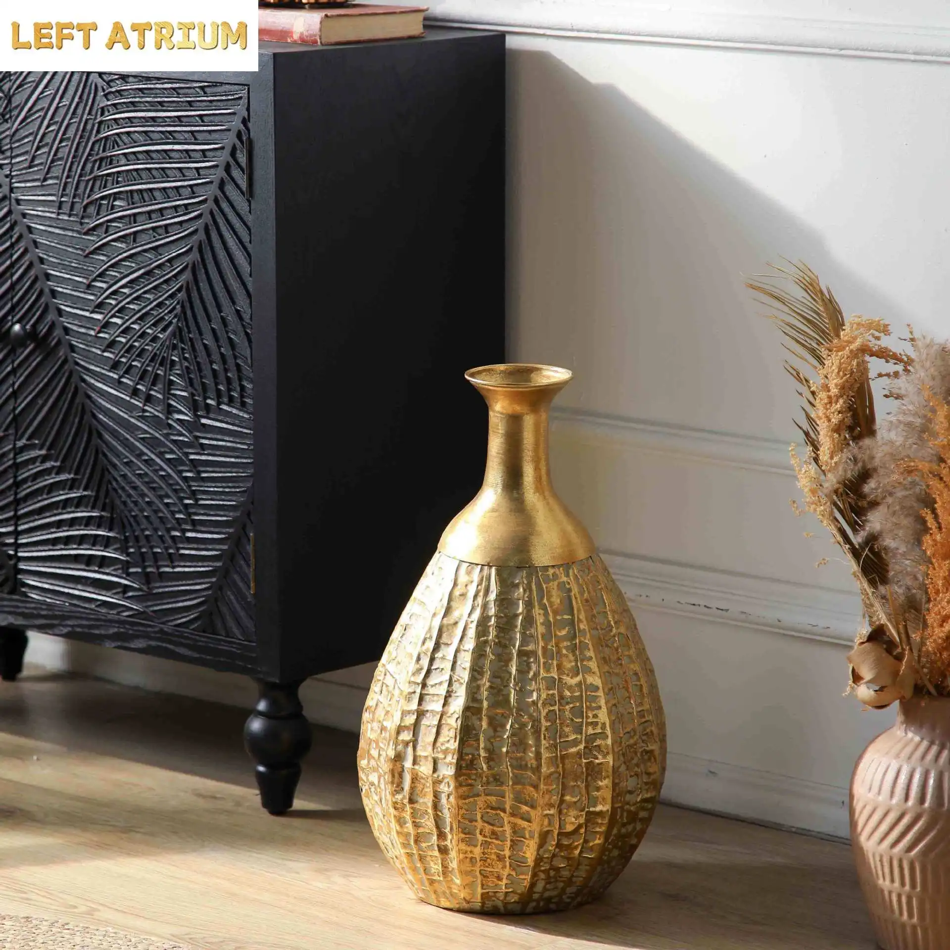 Textured Iron Vase - Image 4