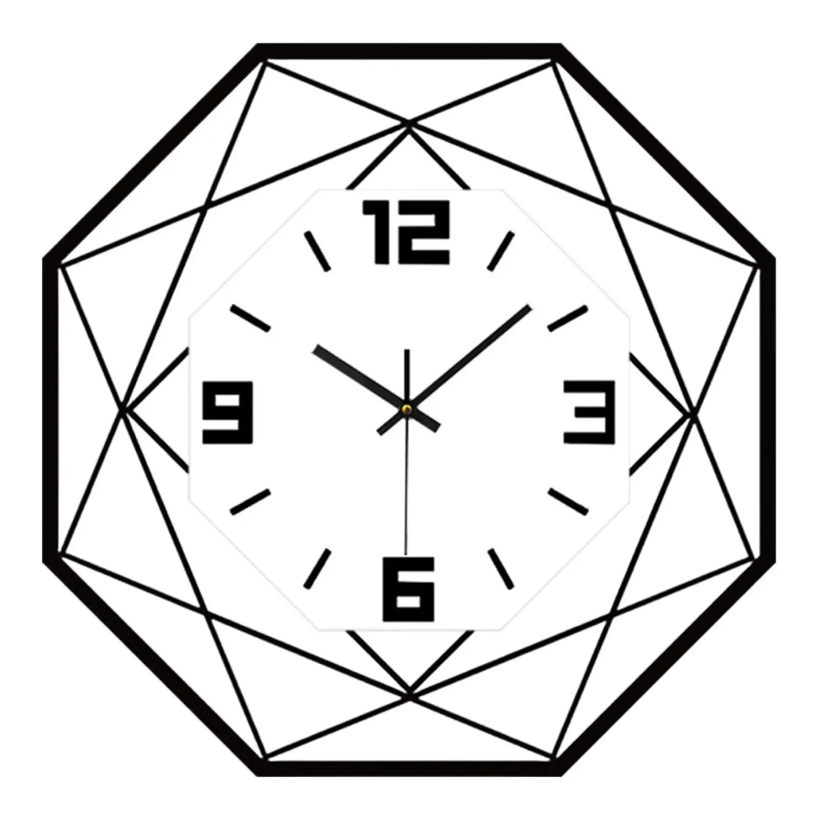 Geometric Wall Clock - Image 2