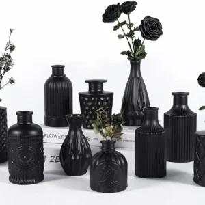 Black Bud Vase