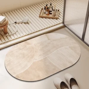 Beige Stripe Rug