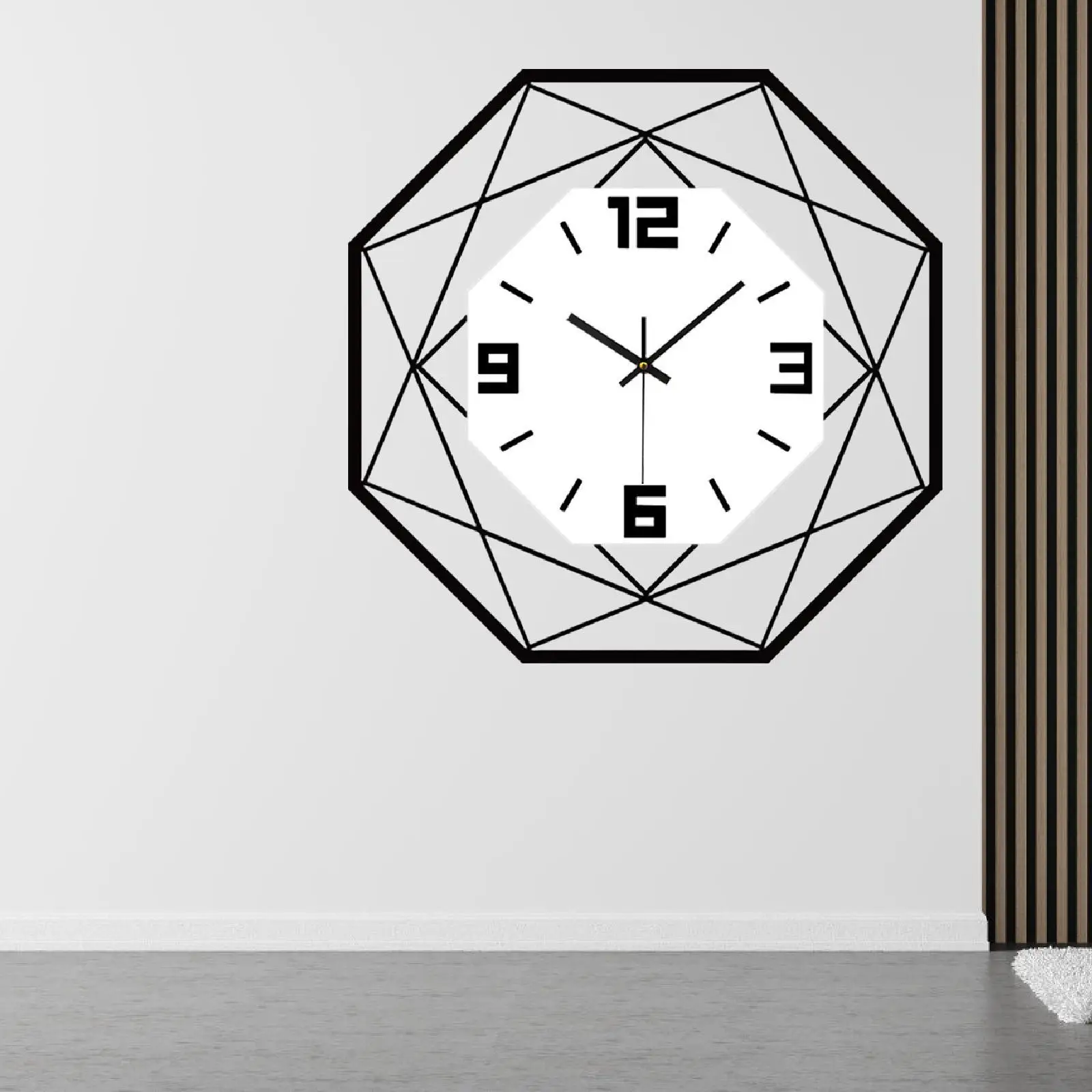Geometric Wall Clock