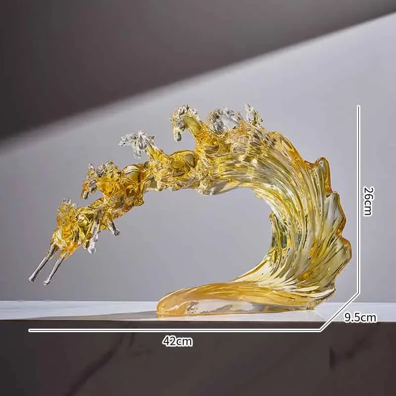 Transparent Horse Sculpture - Image 9