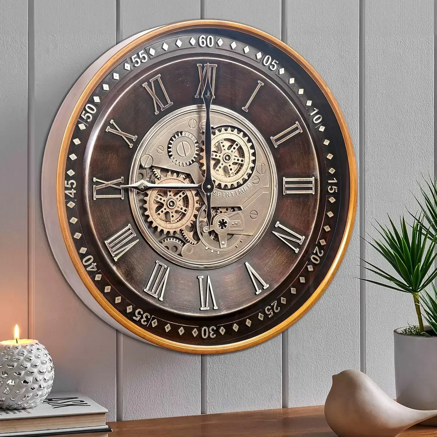 Gold Gear Clock - Image 5