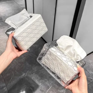 Rattan Plaid Box