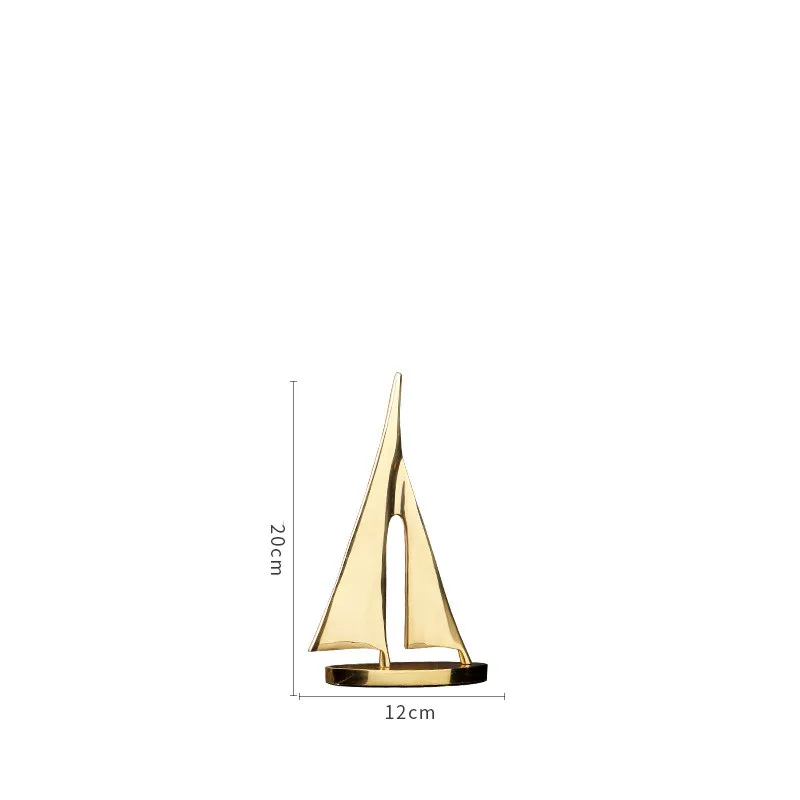 Geometric Sailboat Sculpture - Image 9