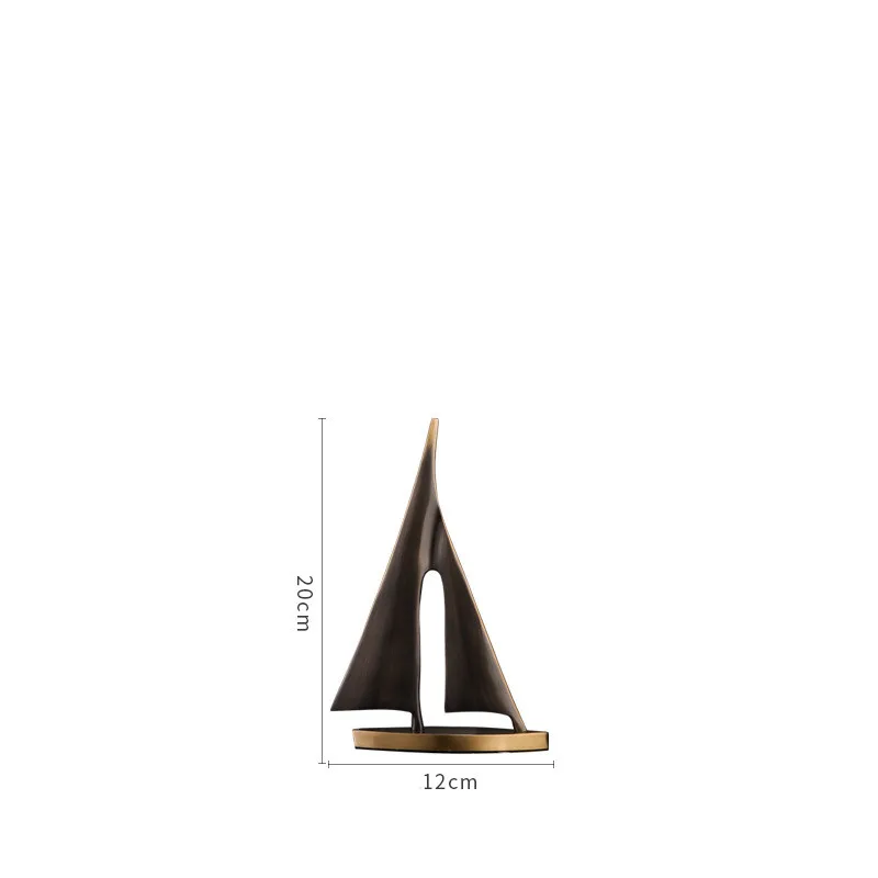 Geometric Sailboat Sculpture - Image 10