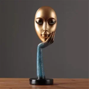 Meditating Lady Statue