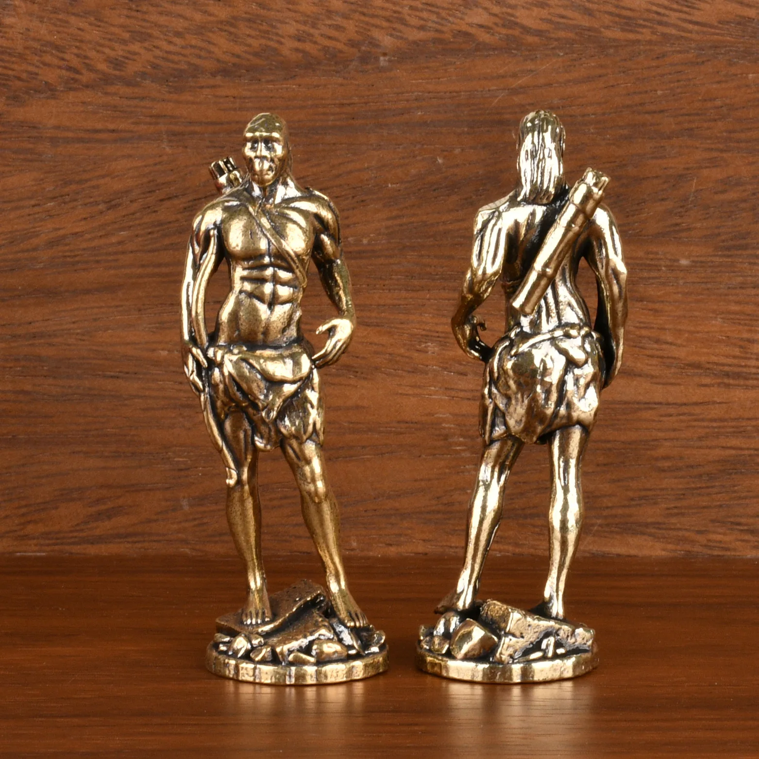 Brass Caveman Figurine - Image 2