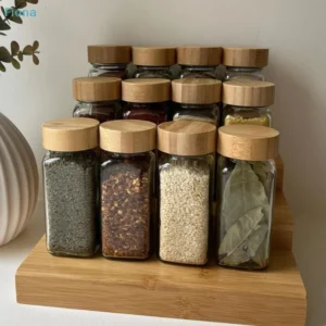 Bamboo Spice Jars