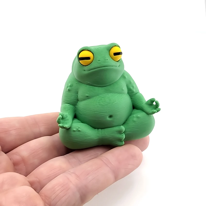 Meditating Frog Figurine - Image 6