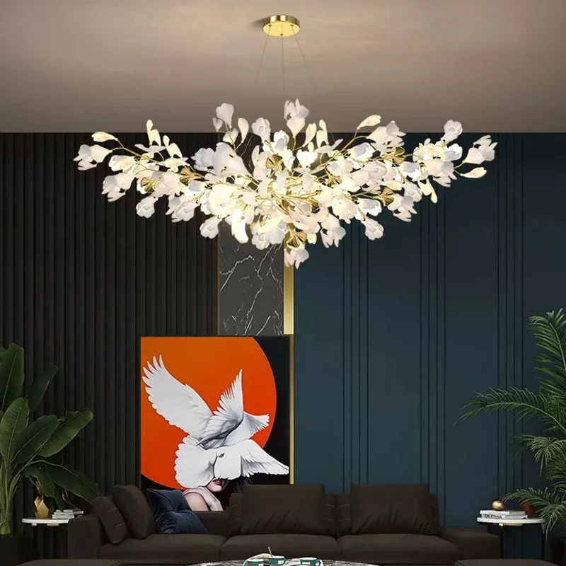 Ginkgo Leaf Chandelier - Image 4