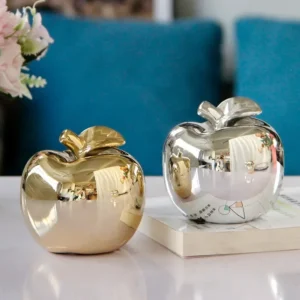 Ceramic Apple Figurine