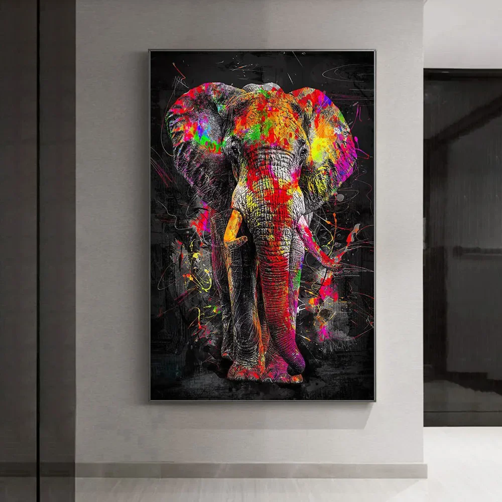Graffiti Animal Canvas - Image 4