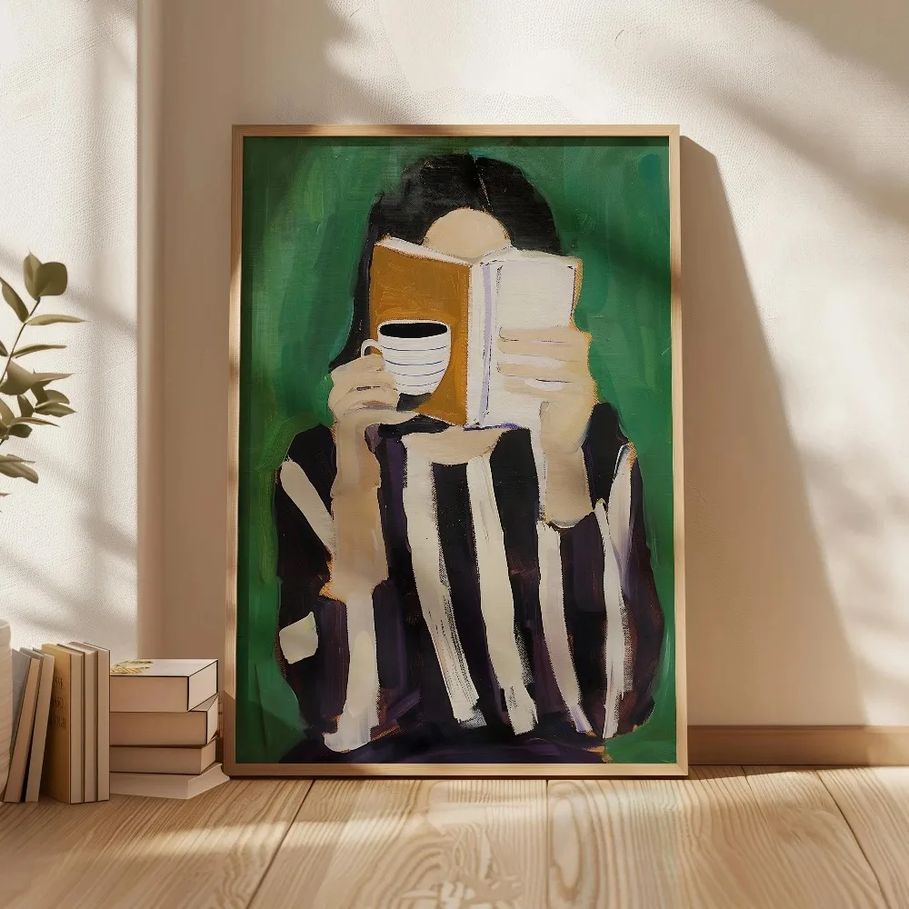 Coffee Woman Canvas - Image 4