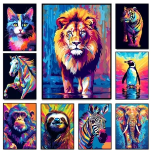 Animal Pop Canvas