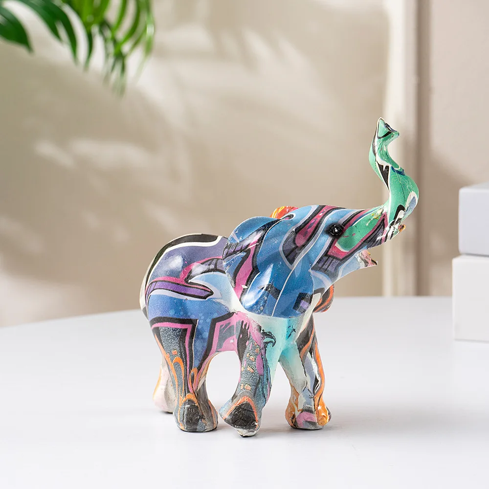 Graffiti Elephant Figurine - Image 5