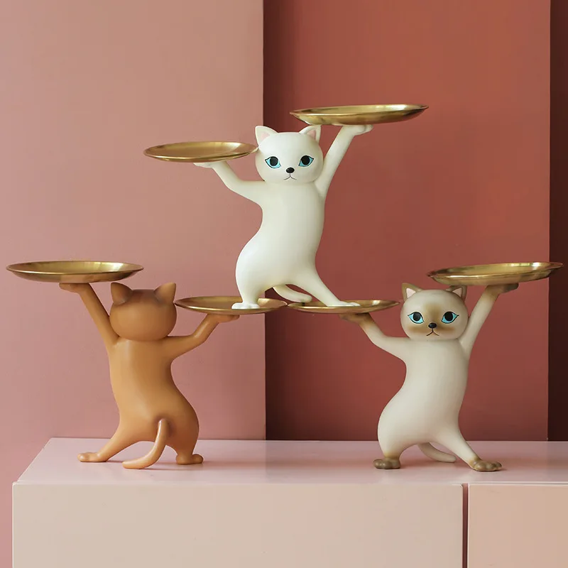 Cat Tray Sculpture - Image 2