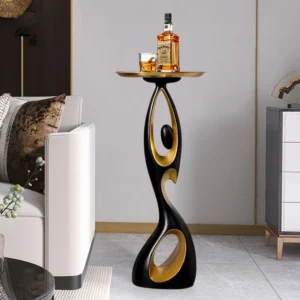 Abstract Side Table