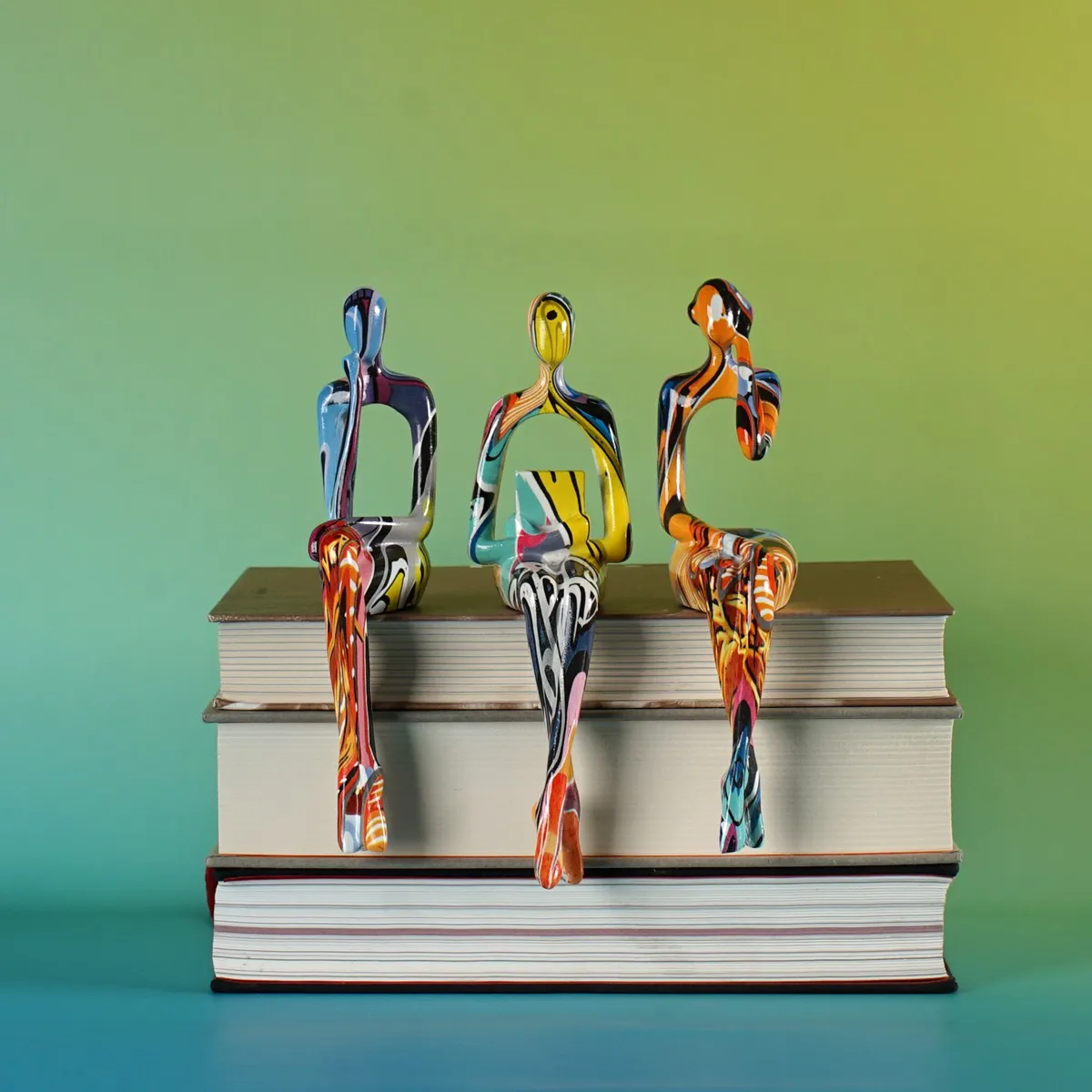 Thinker Figurine Trio - Image 6
