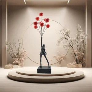 Balloon Girl Statue
