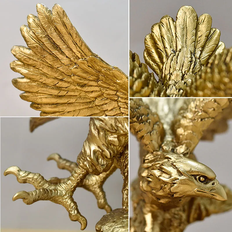 Golden Hawk Figurine - Image 6