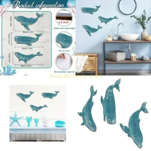 Whale Wall Sculptures
