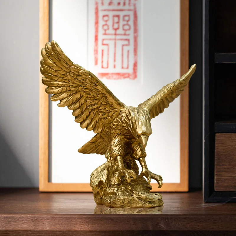 Golden Hawk Figurine - Image 2