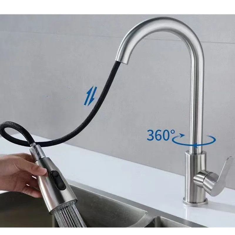 Pull-Out Kitchen Faucet - Image 3