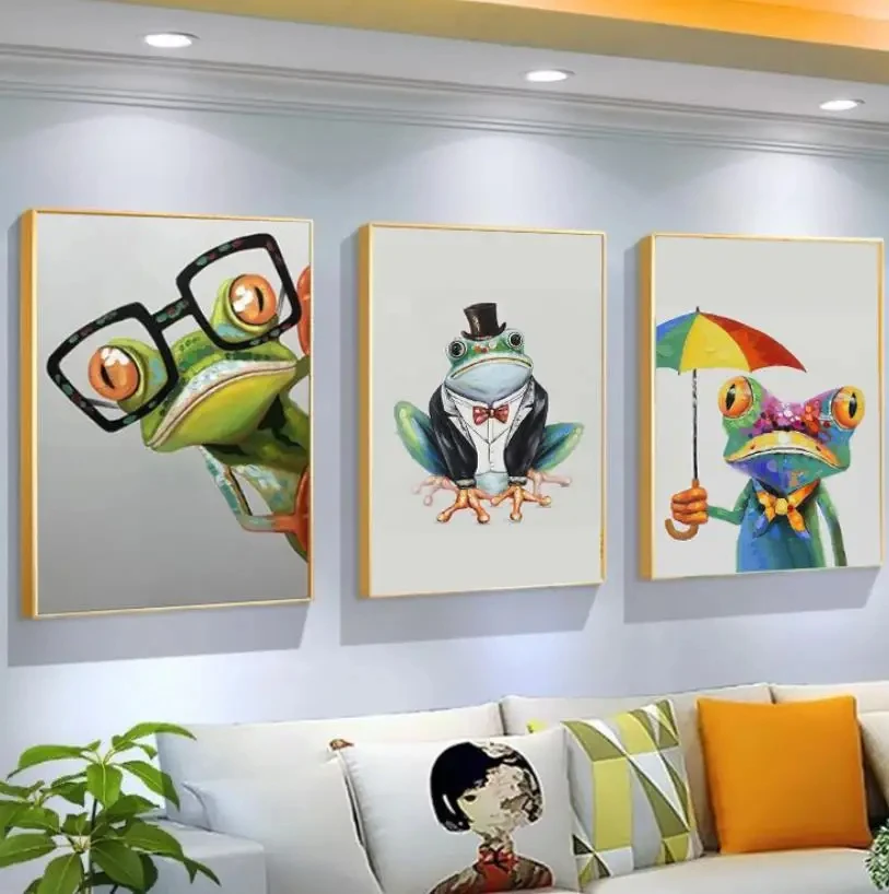 Frog Graffiti Canvas