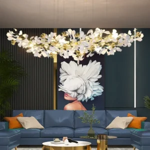 Ginkgo Leaf Chandelier
