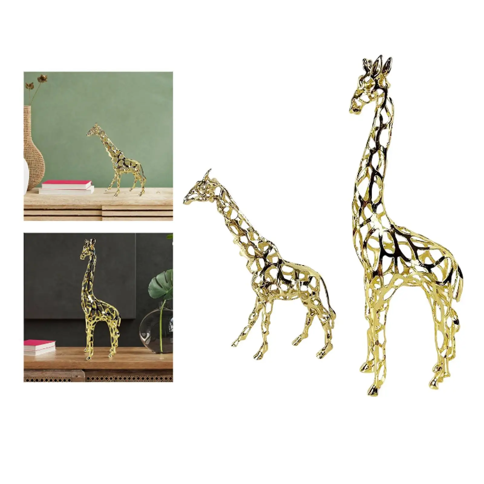 Metal Giraffe Statue - Image 6
