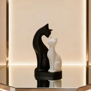 Cat Couple Figurines